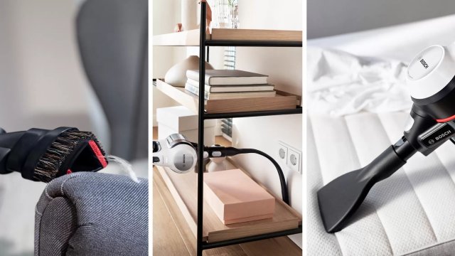 Bosch BBS711W akkumulátoros porszívó, 18V, 3Ah, fehér - Porszívó, takarítógép