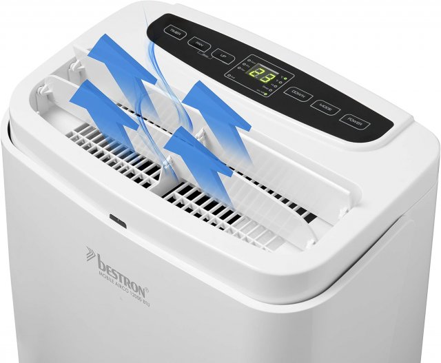 Bestron AAC12000 hűtő mobil klíma, 3,5KW, fehér - Mobil klíma