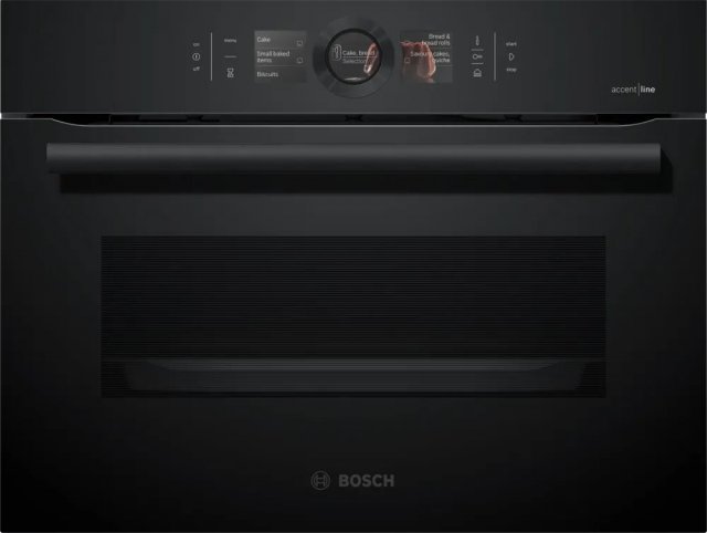 Bosch CSG856RC7 beépíthető kompakt gőzsütő, 47 liter, 17 program, A+, Home Connect - Beépíthető sütő, gőzsütő