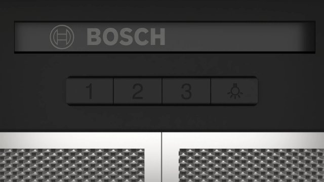 Bosch DBB63BC60 integrált páraelszívó, 60cm, 384m3/h, fekete - Páraelszívó