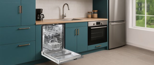 Vivax DWB601252CL teljesen integrálható mosogatógép, 12 teríték, E - Beépíthető mosogatógép