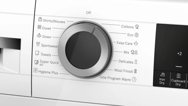 Bosch WQG14501BY Serie 6 hőszivattyús szárítógép, 9kg, D, Self cleaning - Szárítógép