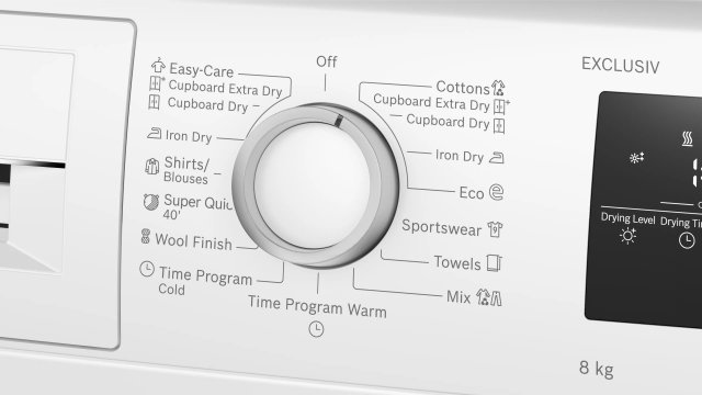 Bosch WTH85293BY Serie 4 hőszivattyús szárítógép, 8kg, Easy Clean, D - Szárítógép