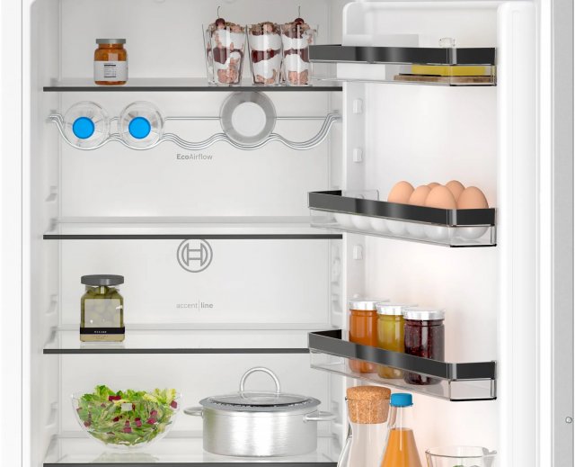 Bosch KIN96VFD0 beépíthető kombinált hűtőszekrény, 215+75 liter, D, NoFrost - Beépíthető hűtő, fagyasztó, borhűtő