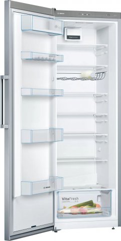 Bosch KSV33VLEP egyajtós hűtőszekrény, 324 liter, E, inox-look - Szabadonálló hűtő, hűtőszekrény