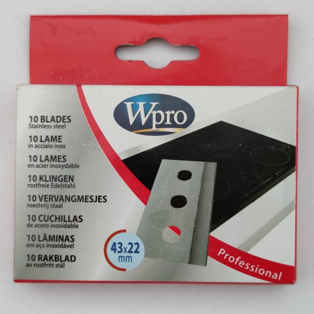 Whirlpool  BLA013 484000000924 kerámialap tisztító pót penge, 10db Wpro kaparóhoz - Tartozékok, egyéb